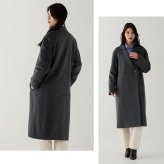ロング チェスターコート レディース カシミヤ ブレンド ウール アウター ロング丈 入学式 入園式 卒入学 ゆったり サイズ ラグラン コート 秋冬 大きめ ロングコート 卒業式 卒園式 ギフト プレゼント 6F (02000281r)