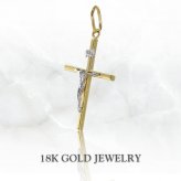18金 ペアネックレス カップル 親子 姉妹 女友達 お揃い ペア 十字架 キリスト クロス ネックレス K18 18K 45cm ゴールド お守りジュエリー 金 誕生日 結婚記念日 プレゼント 夫婦 両親 ペアギフト ペアルック ペンダント ペアアクセサリー ランキング お祝い クリスマスプレゼント