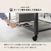 ヴィンテージ風 テーブル センターテーブル 幅90cm 食卓 デスクリビングテーブル キャスター付き 可動式 ブルックリンスタイル ミドルタイプ 木目 ブラウン 収納 家具 棚 収納棚 おしゃれ シンプル リビング収納 寝室 新生活