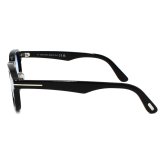 トムフォード TOM FORD サングラス アイウェア アジアンフィット FT1230-D/S 01V 50 ウェリントン型 メンズ レディース ユニセックス ブラック+ブルー