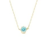 【無料ラッピング】  ヨンドシー 4℃ EAU DOUCE４℃ Summer Collection K10イエローゴールド ネックレス ジルコン ペリドット ブランド 正規品 新品 ギフト プレゼント 人気 おすすめ 誕生日 記念日 クリスマス 送料無料