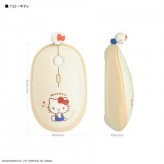 ハローキティ Bluetooth マウス ワイヤレス 無線 サンリオ キャラクター グッズ 3台マルチペアリング対応 静音設計 左右対称 PC 周辺機器 デスクワーク テレワーク プレゼント ギフト SANG-558KT サンリオ正規ライセンス品