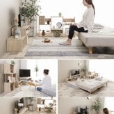テレビ台 テレビボード 伸縮型 伸縮 ナチュラル 幅75cm 奥行30cm 高さ40cm おしゃれ コーナー ローボード 収納 棚 テレビラック TV台 木製 パソコン台 TVボード ロータイプ 一人暮らし 送料無料