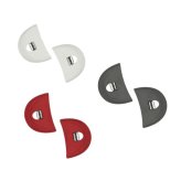 【2個セット】クリステル 鍋 フライパン 用 グリップ ムティネ02 チェリーテラス 正規品 ホワイト グレー レッド 把手 取っ手 持ち手 新商品 リニューアル品
