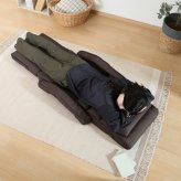 4WAY座椅子 グレー・ブラウン・ネイビー 3色展開 フロアチェア リクライニング コンパクト 一人掛け おしゃれ シンプル 新生活 家具 インテリア 不二貿易