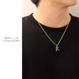 ハワイアンジュエリー シルバー イニシャル 誕生石入れ可 アルファベット シンプル イエローコーティング シルバー925 ネックレス チェーン別売 メール便 メンズ レディース 誕生日 プレゼント ハロウィン 【品番：SP3180】