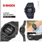G-SHOCK Gショック G-SQUAD ジースクワッド GBD-200シリーズ GBD-200-1JF メンズ 腕時計 Bluetooth デジタル ブラック CASIO カシオ