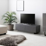 テレビ台 テレビボード ローボード TV スリム コンパクト 省スペース 収納 引き出し 扉 吹き抜け 可動棚 コードスリット ルーター タップ コード穴 フロート脚 ノイズレス フラット 高級感 石目調 幅100 新生活