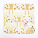 ちいかわ うさぎ イニシャル タオルハンカチ(A)
