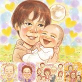 記念日のギフトに、離れて暮らすご家族にも心が届く贈り物です。相談しながら作れる、あたたかな似顔絵ギフトです。 似顔絵 感謝 ギフト プレゼント 手描き 贈り物 名入れ 記念日 誕生日 お祝い 記念 感謝 おばあちゃん おじいちゃん 両親 お父さん 家族 下書き確認 名入れ 修正無料 宝物 かわいい 似てる 親孝行 感謝 一生もの 家族 長寿祝い 感動 還暦祝い オリジナル 百寿祝い 白寿祝い