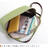 ボディバッグ メンズ 牛革 ショルダーバッグ 日本製 本革 HALEINE 牛革 シュリンクレザー 斜め掛け ブランド 大人 革 大容量 レザー プレゼント ギフト 4FB (07000408-mens-1r)