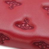 ヴィヴィアンウエストウッド 長財布 レディース メンズ 男女兼用 ラウンドファスナー長財布 Vivienne Westwood ヴィヴィアン マルチオーブ型押し レッド VW4288 (5106005QW-S002K-H201) 【2026年秋冬モデル】 【ラッピング無料 誕生日 お祝い プレゼント ギフト 贈り物】
