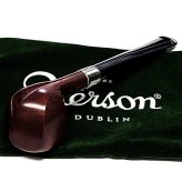ピーターソン パイプ キルデア 3085 シルバーマウント Pリップ スターリングシルバー パイプ本体 Peterson ファセット 喫煙具 ブラウン アイルランド 高級 おしゃれ かっこいい タバコ メンズ ギフト プレゼント