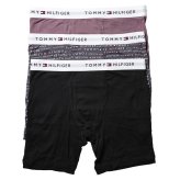 トミーヒルフィガー：COTTON CLASSICS ボクサーブリーフ 3PK（アイロンウィード)[ボクサーパンツ/ 男性下着/ メンズインナー/人気ブランド/おすすめギフト/誕生日プレゼント/メンズファッション]
