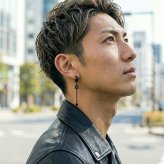 【在庫限り】イヤーカフ 六芒星 チェーン フェイクピアス メンズ レディース アレルギー サージカル ステンレス フープ ノンホール ピアス穴不要 中折れ 黒 片耳 1個 男性 韓国 アクセサリー かっこいい イヤリング