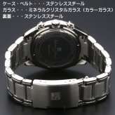 【送料無料】（お取り寄せ）腕時計 メンズ Salvatore Marra サルバトーレマーラ クロノグラフ 10気圧防水 カラーガラス メタルベルト アナログ SM18106-SSBKSV ブランド 人気 シンプル ウォッチ カジュアル フォーマル [SM18106-SSBKSV]