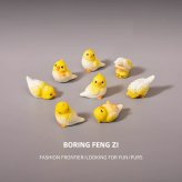 小鳥 置物 8個セット ミニチュア インコ オブジェ かわいい 鳥 フィギュア 卓上 飾り 車内アクセサリー デスク インテリア 癒し 雑貨 玄関 リビング プレゼント
