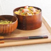 おひつ 桶 1合 キッチン 木製 お櫃 漆 おしゃれ 味噌 寿司 ご飯 保存 お米 美味しい 保温 御櫃 すし お寿司 酢飯 曲げわっぱ 1人用 1000ml 天然木製 杉 漆塗り 飯器 まげわっぱ ウレタン塗装 ひつまぶし ちらし寿司