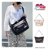 outdoor products ジョジョの奇妙な冒険 イギーモチーフショルダー ショルダーバッグ 斜め掛け レディース メンズ ギフト プレゼント ブラック jo03 ODJO03