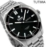 チュチマ グランド フリーガー エアポート 自動巻き 腕時計 ブランド メンズ TUTIMA 6101-02 アナログ ブラック 黒