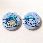 おジャ魔女どれみ サンリオキャラクターズ 刺繍缶バッチコレクション 13種 BOXセット