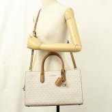 マイケルコース トートバッグ レディース ブランド MICHAEL KORS SCARLETT 2WAY 30F4GETS2B VANILLA-ACRN