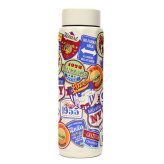 ウェストブルーム ステンレスボトル 480ml 10角 水筒 ボトル 保温保冷 直飲み アメカジ  カジュアル アメリカン 犬 ステッカー風 学校 仕事 アウトドア