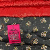 アナスイ ANNA SUI ドーリーガール バイ アナ スイ DOLLY GIRL バッグ 大判 巾着バッグ 大きめ ふわふわ 巾着ポーチ ブラック+レッド