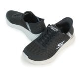SKECHERS スケッチャーズ スニーカー スリップインズ ゴーウォーク フレックス ハンズ アップ 216324WW BKGY ブラック/グレー エクストラワイド 幅広