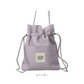 LRM ショルダーバッグ KTO-1219 通販 巾着バッグ ショルダーバック 巾着ショルダーバッグ 斜めがけバッグ ポシェット 斜め掛けバッグ レディース 軽量 軽い おしゃれ 大人 かわいい きれいめ フェイクレザー 合成皮革 シンプル レディースバッグ