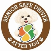 カーサイン 高齢者マーク SENIOR SAFE DRIVER マルプー ステッカー シール 直径13cm 肉球 日本製 車