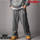  FUBU フブ ベロア イージーパンツ メンズ スポーティ ボトム ストリート ワイド ヒップホップ ダンス オーバーサイズ ビッグシルエット 秋冬 黒 M L XL XXL 大きいサイズ レディース fam-62508 2026FW karlas