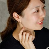 【ジュエリーの町 山梨県甲府製】 K18 フープピアス 18金 片耳 2x10mm 日本製 1個売り プレゼント ギフト メンズ レディース 金属アレルギー対応 品質保証書