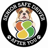 カーサイン 高齢者マーク SENIOR SAFE DRIVER ブルドッグ ステッカー シール 直径13cm 肉球 日本製 車
