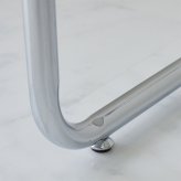 ダイニングテーブル 幅120cm 丸型 ホワイト クロムテーブル 韓国インテリア センターテーブル テーブル リビングテーブル コーヒーテーブル【 】 新生活