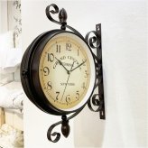 収納家具 ラック クラシック ステーションクロック ブ ウォールクロック