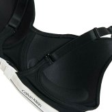 カルバンクライン Calvin Klein(CK) ブラ&ショーツ ビキニ セット ロゴ 無地 ノンワイヤー 下着 アンダーウェア QP3561O+F3787 レディース ブラック