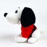 スヌーピー vintage PEANUTS 50年代 ビーンドール 赤シャツ おすわり インテリア ドール レトロ 50年 コミック レッド