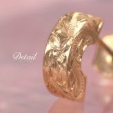 金属アレルギー フープピアス ハワイアンジュエリー 純チタン ゴールドカラー 片耳購入可能 フラット Sサイズ キャッチ シンプル 20G(ゲージ) BY THE TIEA バイザシー メンズ レディース 誕生日 プレゼント 【品番：TIE106-Y】