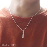 ハワイアンジュエリー ネックレス シルバー ネックレス 刻印 無料 誕生石入れ可 Sサイズ 縦24mm カットアウト 定番 プレート シルバー925 ギフトラッピング可能 チェーン 長さ選べる プレゼント ハロウィン 【品番：CG-SP10701】