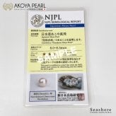 花珠真珠 あこや真珠 指輪 パール リング 8.0-9.0mm シルバー 鑑別カード 保管用グレーケース付 アコヤ 真珠 結婚記念日 婚約 誕生日 母の日 プレゼント シンプル【送料無料】