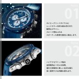 エドックス EDOX クロノオフショア1 クロノグラフ 腕時計 メンズ 10221-3BU9-BUIN9 CHRONOFFSHORE-1