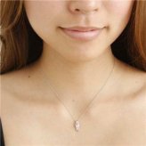 ネックレス レディース ダイヤモンド K18WG 18金 ホワイトゴールド ペンダント ジュエリー アクセサリー 宝石 天然石 誕生石 シンプル 上品 華奢 プレゼント ギフト 贈り物