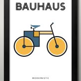 日本製 バウハウス BAUHAUS A3 サイズ ポスター アート おしゃれ 絵画 インテリア 北欧 イラスト マット紙 艶消し アートパネル 額 フレーム デザイン 壁掛け ギフト 新築祝い ディスプレイ  速達 送料無料