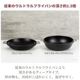 クリステル フライパン ウルトラル ディープフライパン 深型 24cm 28cm IH フッ素加工 PFOAフリー チェリーテラス 軽量  おしゃれ 着脱式ハンドル 入れ子 収納 炒め物 揚げ物 オーブン調理 日本正規販売品  フランス製 CRISTEL 正規輸入品