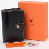 ベリーズヨーク　BELLIES YORK　二つ折り財布　BYTM1945BK　ブラック　黒色　ベジタブルタンニン　イタリアンレザー　牛革　”エイジングを楽しむ革小物”