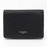 モンテスピガ　monte SPIGA　カードケース　MOSMSP110BK　ブラック　黒　シュリンクレザー　牛革　名刺入れ