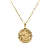コインネックレス (英国国章の盾／セントジョージ)  Coin Necklac Dress Up ドレスアップe PUPE130