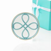 Tiffany ティファニー ブルー リンク デザート プレート 20cm 単品 名入れ彫刻代込み 名入れ 名前入り ギフト プレゼント 誕生日 記念日 母の日 還暦 退職 受賞 お祝い 名前 刻印 法人記念品 正規品 紙袋付き 取り皿 開店祝 周年祝