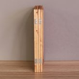 ペットフェンス giocoso 完成品 パイン材 天然木 ライトブラウン・ホワイト W58xD2.2xH75cm/枚x4枚(連結)隙間:約4.7cm ペットゲート 犬 猫 柵 ペット用品 ライトブラウン ホワイト おしゃれ